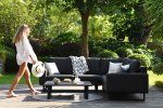 Maze - Outdoor Ethos Corner Sofa Group - Charcoal