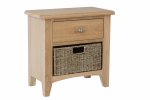 Garton Oak Dining & Occasional 1 Drawer 1 Basket Unit