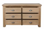 Haxby Oak Bedroom 6 Drawer Chest