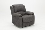 Barcelona Reclining 3 +1 + 1 Sofa Set- Grey Fabric