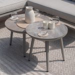 Maze Rope Weave Monaco 2 Seat Sofa Set - Cool Linen