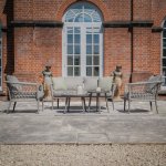 Maze Rope Weave Monaco 2 Seat Sofa Set - Cool Linen