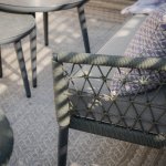 Maze Rope Weave Monaco 3 Seat Sofa Set - Ivy Green