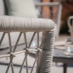 Maze Rope Weave Monaco 3 Seat Sofa Set - Cool Linen