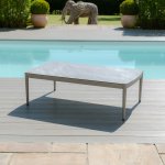 Maze Rope Weave Milan 2 Seat Sofa Set - Cool Linen