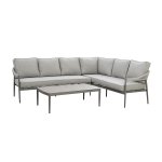 Maze Rope Weave Florence Large Corner Sofa Set - Cool Linen