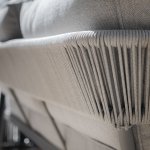 Maze Rope Weave Florence Small Corner Sofa Set - Cool Linen