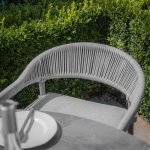 Maze Rope Weave Florence 4 Seat Round Dining Set - Cool Linen