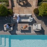 Maze Rope Weave Havana 3 Seat Sofa Set - Natural Linen
