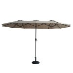 Capri 2.2x4M Rectangular Parasol - Clay Beige