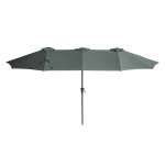 Capri 2.2x4M Rectangular Parasol - Oil Green