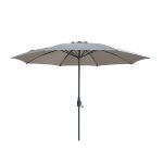 Capri 3.5m Round Parasol - Clay Beige