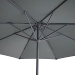 Capri 3.5m Round Parasol - Oil Green
