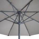 Capri 3m Round Parasol - Clay Beige