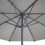 Capri 2.7m Round Parasol - Clay Beige