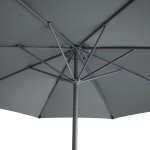 Capri 2.7m Round Parasol - Oil Green