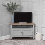 Eton Corner Tv Unit - Grey