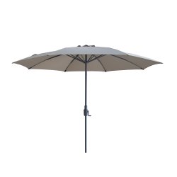 Capri 3.5m Round Parasol - Clay Beige