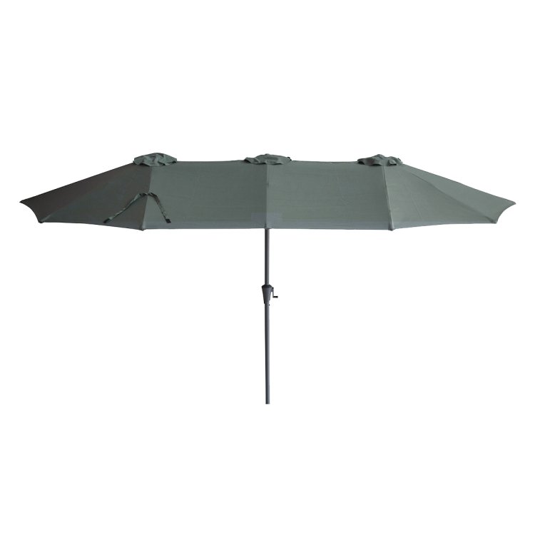 Capri 2.2x4M Rectangular Parasol - Oil Green