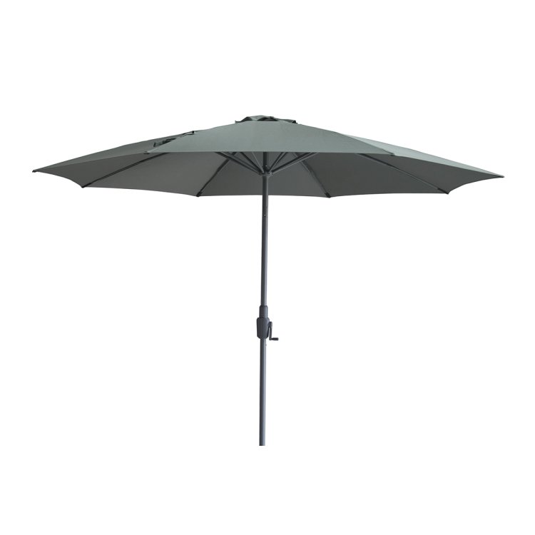 Capri 3.5m Round Parasol - Oil Green